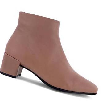 Női Ecco Shape 35 Squared Ankle Csizma Rózsaszín | HU 31ILH